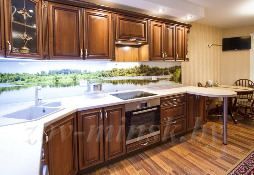 Кухня ЗОВ с фасадами из рамочного МДФ "София"